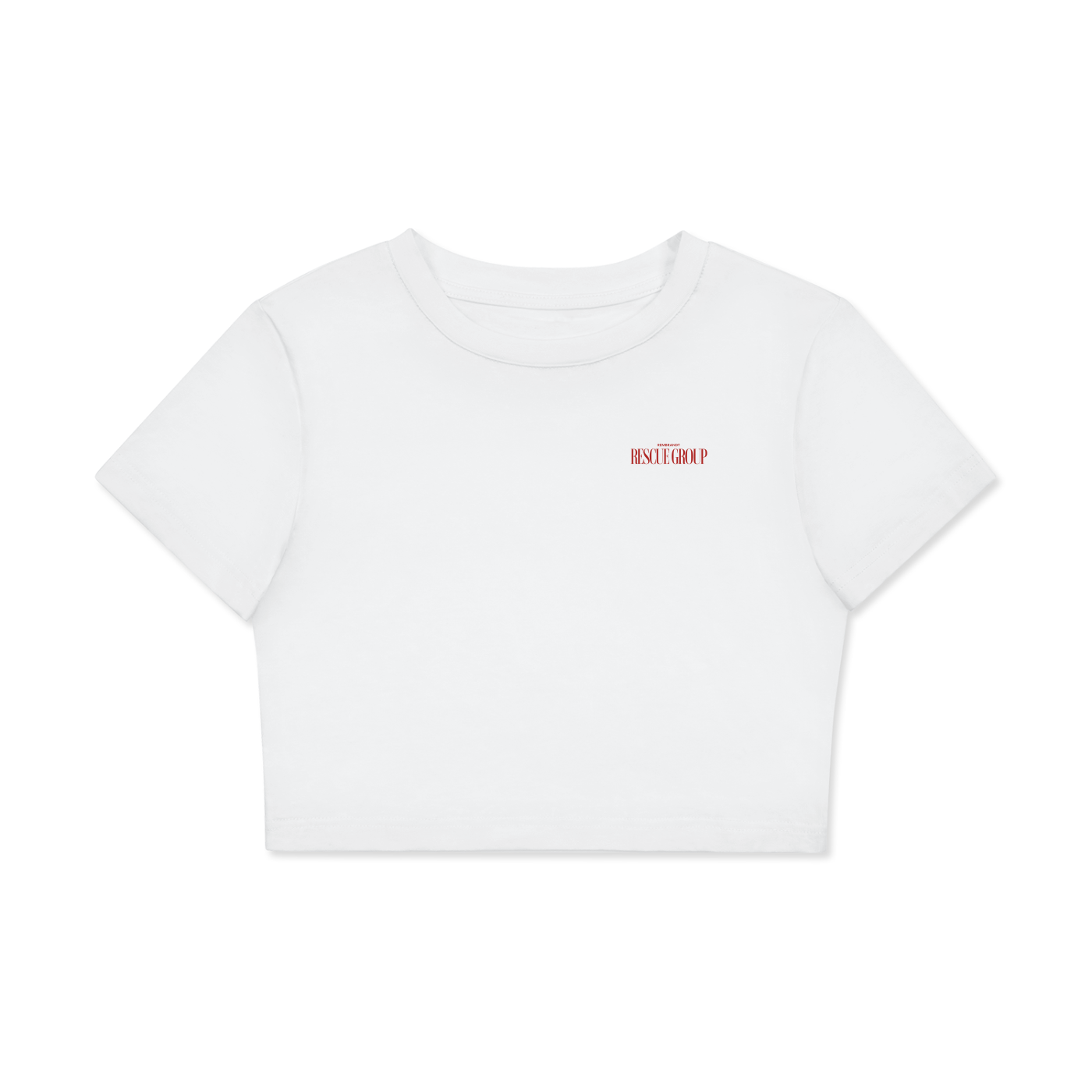 Fitted Crop Cotton T-Shirt