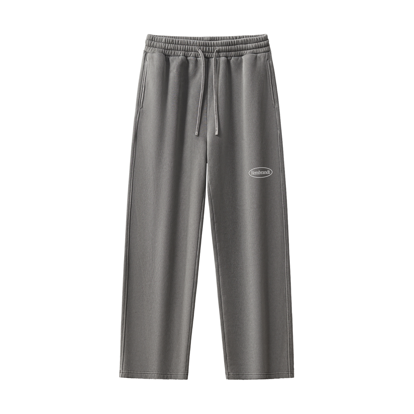 Frayed Enzyme Washed Fleece Sweatpants